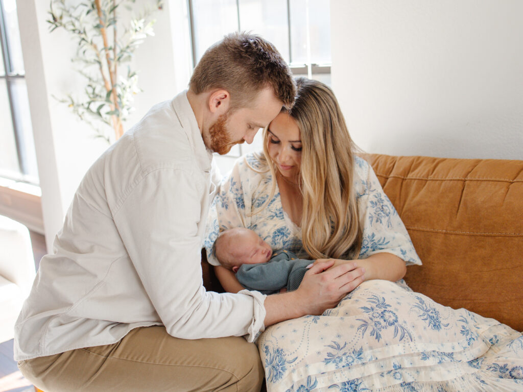 College Station newborn photographer takes newborn photos in her home.