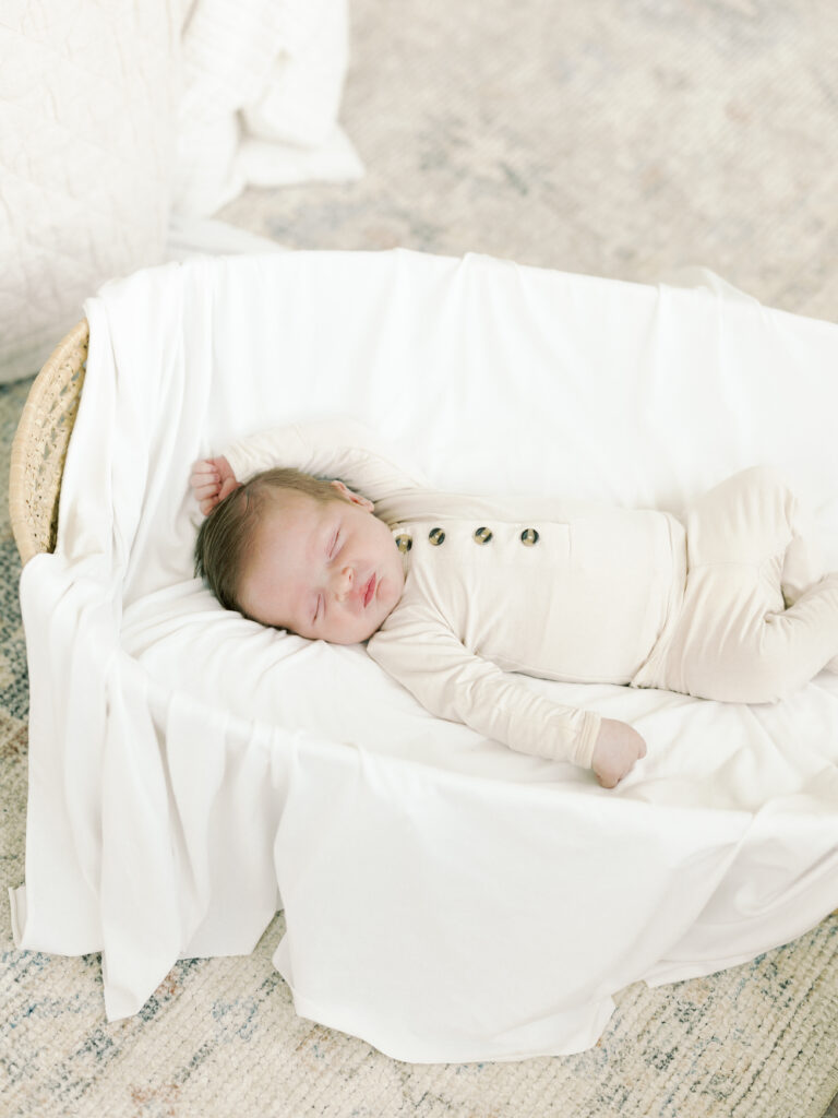  Photo of baby taken by College Station Newborn Photographer, Meg Staheli Photo.